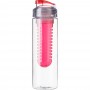 BORRACCIA IN ABS TRASPARENTE CON INFUSORE rossa