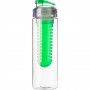 BORRACCIA IN ABS TRASPARENTE CON INFUSORE verde