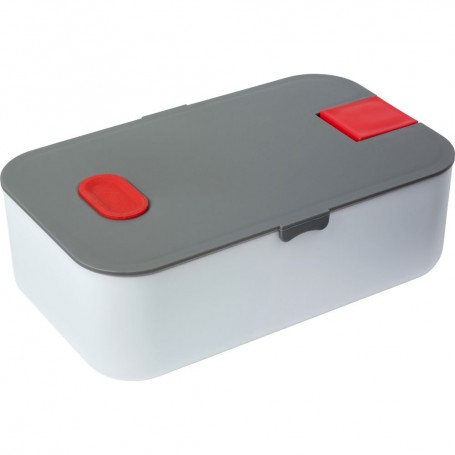 Lunch box in PP e silicone rosso