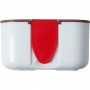 Lunch box in PP e silicone rosso