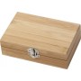 Set vino in bamboo ed acciaio inox