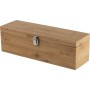 Set vino in bamboo ed acciaio inox - 4 accessori