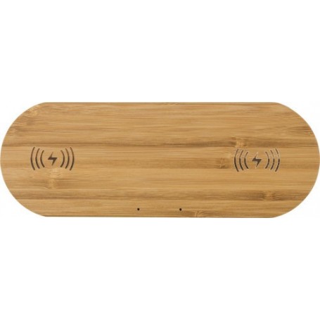Caricatore wireless in bamboo