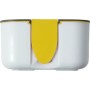 Lunch box in PP e silicone giallo