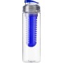 BORRACCIA IN ABS TRASPARENTE CON INFUSORE blu